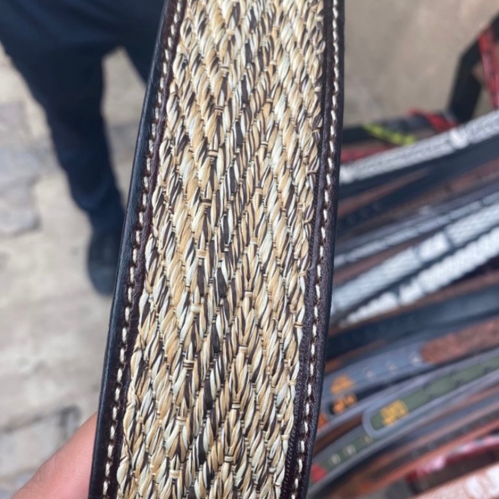 Belt 100% authentic horsehair and leather 🐴
